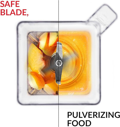 Blendtec Total Blender Classic - Includes FourSide Jar (75 oz) - 10-Speed Professional-Grade - High-Power Kitchen Blender with 6 Pre-Programmed Cycles - Black