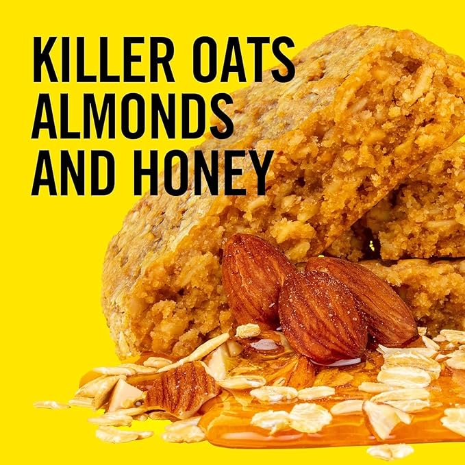 Dave's Killer Bread Organic Snack Bars, Variety Pack (1 Trail Mix Crumble, 1 Oat-Rageous Honey Almond) Pack of 2