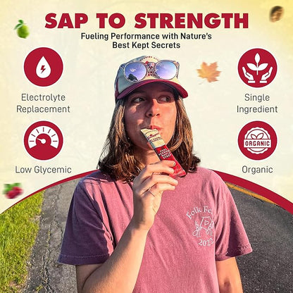UnTapped Maple Syrup Energy Gels Pack of 20 | 5 All-Natural Flavors Including Coffee, Raspberry, Pure Maple, Citrus, & Cocoa | USDA Organic-Certified Maple Syrup for Long-Lasting Energy