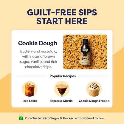 Coffee Concentrate - Limited Release Flavors - Cold Brew Coffee, Perfect for Hot or Iced Instant Coffees, Hot Drinks, Cold Brew Concentrate, 35 Servings - Cookie Dough