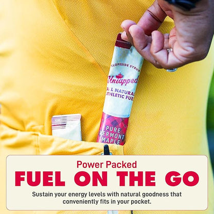 UnTapped Maple Syrup Packets Box of 20, Pack of 2 | Pure Maple Syrup Gel Packs for Runners | Single-Serve Running Energy Gels | Low Glycemic | Fuel to Keep You Running Longer