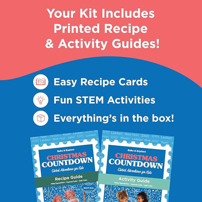 BāKIT Box Holiday Peppermint Trees Kit for Kids | DIY Christmas Cookie Decorating Kit | Fun Gingerbread House Alternative, Great Gift for Boys and Girls