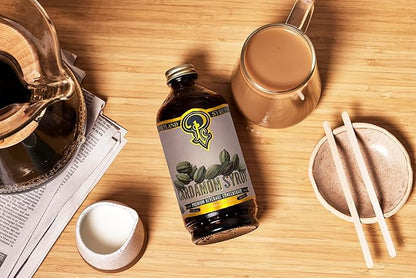 Portland Syrups Cardamom Syrup – Flavoring for Coffee, Lattes, Cold Brew, Macchiatos, Cocktails, & Desserts – Ideal for Drinks & Adding a Flavor to Any Beverage – 12 oz, 24 servings (Pack of 1)