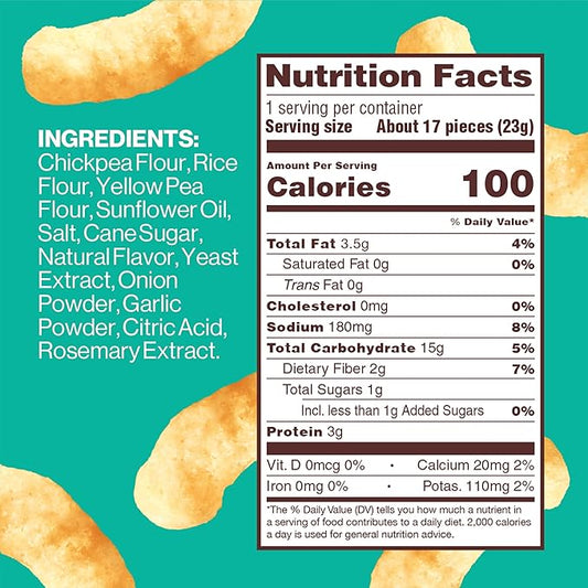Hippeas Chickpea Puffs, Variety Pack: Vegan White Cheddar, Nacho Vibes, 0.8 Ounce (Pack of 30), 3g Protein, 2g Fiber, Vegan, Gluten-Free, Crunchy, Plant Protein Snacks