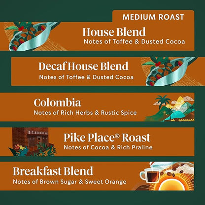Starbucks Coffee, Keurig K-Cup Pods, Custom Build Your Own Variety Pack, 60 Pods