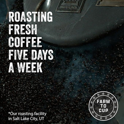 Black Rifle Coffee Company Ground Coffee Medium Roast - Roasted Blend Made from Pure Arabica Beans - Colombian & Brazilian Beans - Veteran Founded & American Made (Fit Fuel, 12oz Bag)