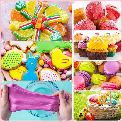 Gel Food Coloring - 4.5oz Vivid Food Coloring Gel for Baking, Cake Decorating, Cookie, Fondant, Macaron - Tasteless Concentrated Edible Food Color Dye for Icing, Slime, Drinks, DIY Crafts (Lemon)