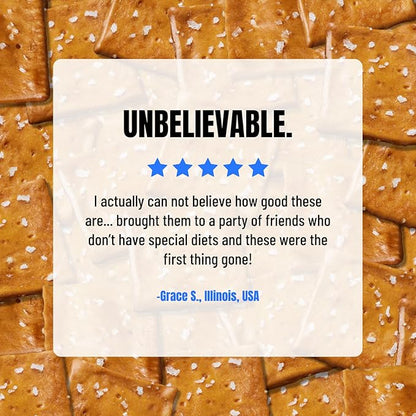 Every Body Eat Snack Pretzel Thins, Allergen Friendly, Vegan, Gluten Free and Grain Free (2 Count, Pretzel)