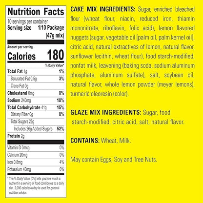 Krusteaz Meyer Lemon Pound Cake Mix (16.5 Ounce (Pack of 4))