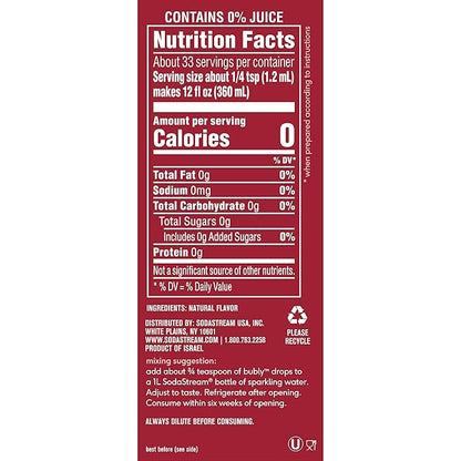 SodaStream bubly Drops, Cherry, 1.36 Fl Oz (Pack of 3)