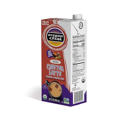 Oregon Chai Spiced Chai Tea Latte Concentrate, 32 Fl Oz (Pack of 1)