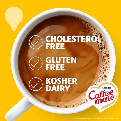 Nestle Coffee mate Coffee Creamer, Hazelnut, Liquid Creamer Singles, Non Dairy, No Refrigeration, 0.375 fl oz Tubs (Pack of 200)