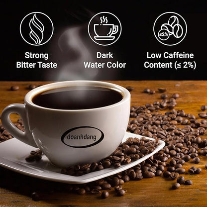 doanhdang - 17.6 Oz Premium Culi Ground Bean Coffee, 100% Culi Peaberry Medium Roast, Rich Flavor for Espresso Shot and Brew, Origin from Vietnam, Ground Med Roast Beans