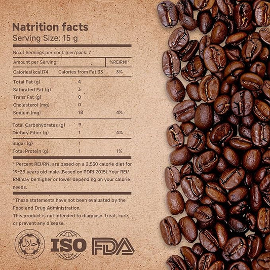 Premium Instant Collagen Peptide Infused Milk Coffee - Rich Creamy Taste, 30-Second Preparation, Aids Collagen Intake