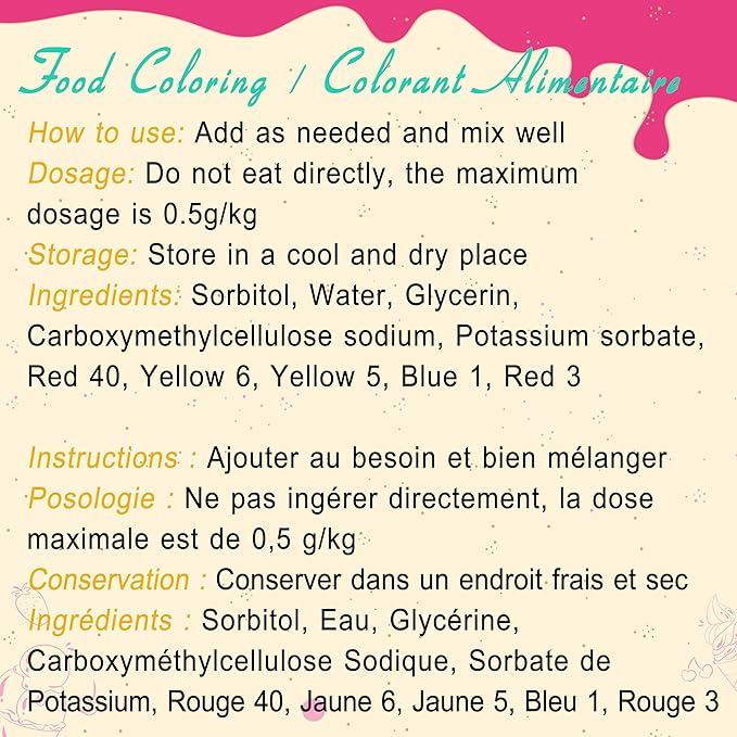 Food Coloring - Vibrant Liquid Icing Food Coloring Set for Baking, Cake Decorating, Easter Egg, Airbrush - Tasteless Food Color Dye for Fondant, Slime, DIY Crafts - 5.5 Fl.oz / 160ml Each (Brown)