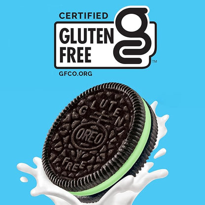 OREO Gluten Free Mint Creme Chocolate Sandwich Cookies, Gluten Free Cookies, 12 - 12.47 oz Packs