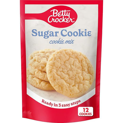 Betty Crocker Sugar Cookie Mix, Makes twelve (12) 2-inch Cookies, 6.25 oz.
