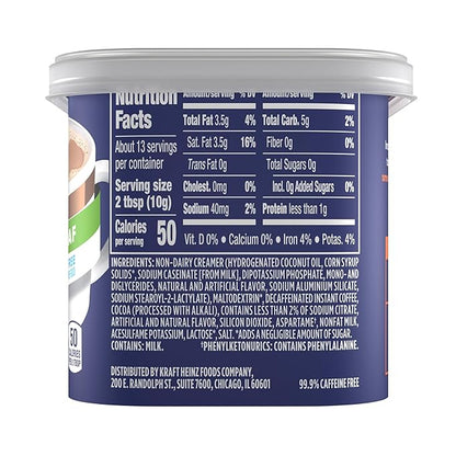 Maxwell House Sugar-Free Suisse Mocha Cafe Decaf Instant Cafe-Style Beverage Mix, 4.4 oz. Canister