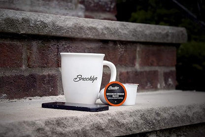 Brooklyn Beans Brooklyn Bridge Blend Gourmet Coffee - Compatible with Keurig 2.0 K Cup Brewers, 40 Count, Rich and Bold Medium Roast