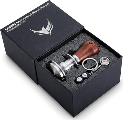 Espresso Accessory Kit for Breville - Tamping Station, Stainless Steel Dosing Cup, Bottomless Portafilter, Distribution Tool, 30lb Tamper