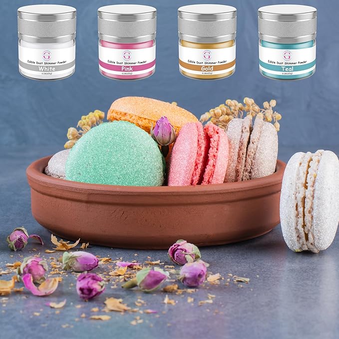 Glitter & Glitz Edible Glitter for Drinks - Premium Drink Glitter Edible Dust for Cocktails, Baking, Brew, Champagne - Luster Dust and Cocktail Glitter - Edible Glitter for Drinks Decoration (Teal, 5Grams)