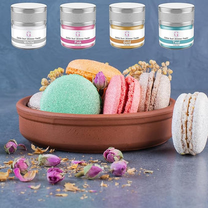 Glitter & Glitz Edible Glitter for Drinks - Premium Drink Glitter Edible Dust for Cocktails, Baking, Brew, Champagne - Luster Dust and Cocktail Glitter - Edible Glitter for Drinks Decoration (Baby Pink, 5Grams)