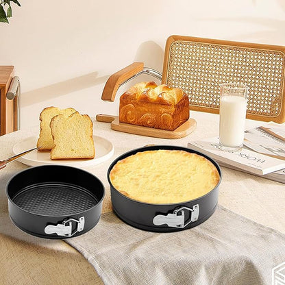7 Inch Springform Pan Round Non Stick Cheesecake Pan Durable Baking Cake Pans with Removable Bottom Cake Molds for Baking