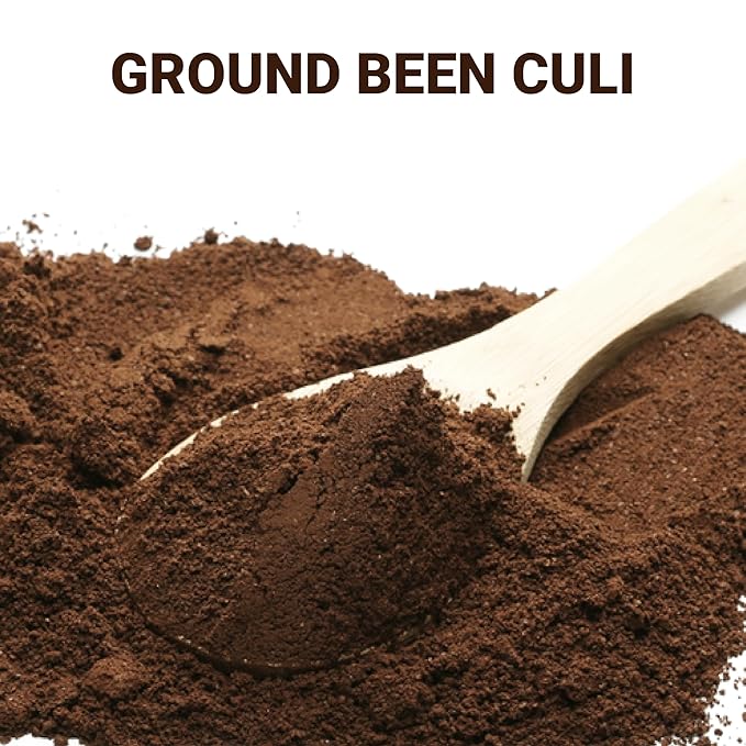 doanhdang - 17.6 Oz Premium Culi Ground Bean Coffee, 100% Culi Peaberry Medium Roast, Rich Flavor for Espresso Shot and Brew, Origin from Vietnam, Ground Med Roast Beans