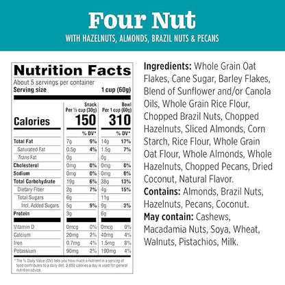 Jordans Slow Baked Granola | Variety Pack | Mixed Berry, Honey Nut, Four Nut | No Artificial Flavors, Colors, or Preservatives | Better for You Snacks for Adults & Kids | 11.4 oz (3 Pack)
