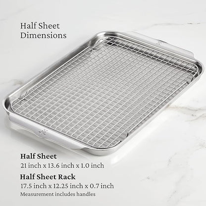 Hestan Provisions OvenBond – 5-Piece Tri-ply Baking Sheet Set