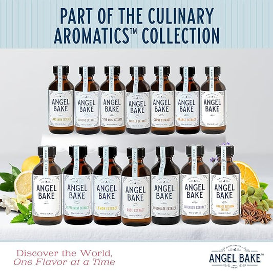 Pure Chocolate, Oregon Raspberry, Bulgarian Rose & Lavender Extract Set – Gift for Bakers & Home Chefs – Desserts & Beverages– Kosher, Keto Friendly, Vegan (4 Pack, 2oz Extracts w/ Latex-Free Dropper)
