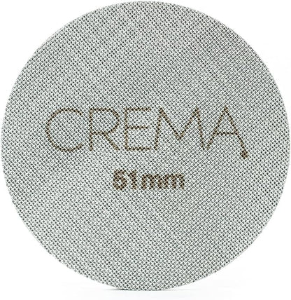 Crema Coffee Products 51mm Puck Screen for Barista Models | 1.7mm Thick 316L Steel Filter | Balanced Water Flow for Improved Extraction | Prevent Channeling & Reduce Maintenance |Durable,Easy to Clean