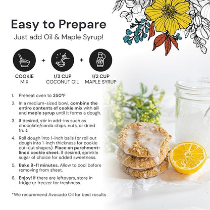 eat G.A.N.G.S.T.E.R. Sugar Cookie Mix | Gluten-Free, Grain-Free, Allergy-Friendly. Easy to Make, Great for those with Food Sensitivities, on Elimination Diets or the AIP and Paleo Diets