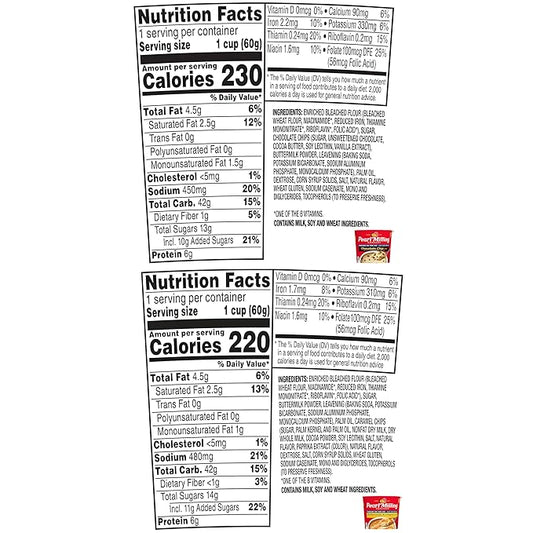 Pearl Milling Company Pancake Cups, 2 Flavor Variety, 2.11 Oz, Pack of 12