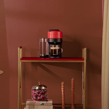 Nespresso Vertuo Pop+ Coffee and Espresso Maker by Breville, Spicy Red