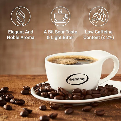 doanhdang - 17.6 Oz Premium Arabica Whole Bean Coffee, 100% Arabica Medium Roast, Rich Flavor for Espresso and Brew, Origin from Vietnam, Whole Med Roast Beans