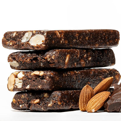 jonesbar (Dark Chocolate Almond, 4 Count (Pack of 1)), USDA Organic Fruit & Nut Bar, Non-GMO, Kosher, Vegan, Gluten Free, Simple Snack Bar