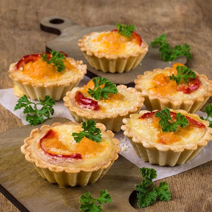 uxcell 18Pcs Silicone Cupcake Baking Cups, Silicone Muffins Liners Non-Stick Square Baking Cups, for Cooking Eggs Baking Muffins and Make a Cake(Rose Red)