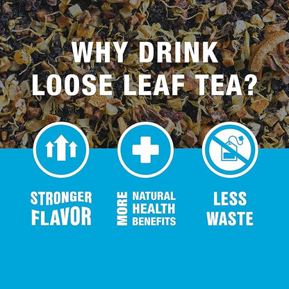 Tiesta Tea - Black Thai Tropical, Loose Leaf, Mango Citrus Black Tea, Premium Blend, High Caffeinated, Make Hot or Iced & Brews up to 50 Cups, 4.5oz Refillable Tin