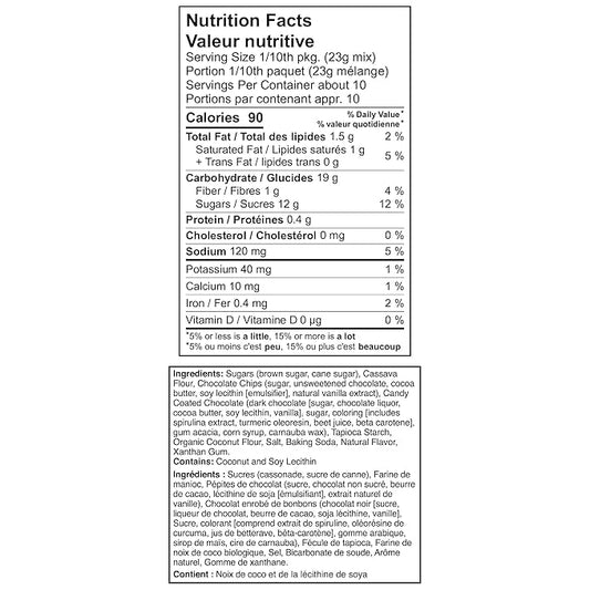 XO Baking Co. Gluten Free Small Batch Rainbow Candy Cookie Mix - Rainbow Candies Without Artificial Dyes; Rice Free; Peanut Free; No Preservatives, Artificial Flavors or Colors, 8oz (Pack of 8)