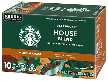 Starbucks House Blend, K-Cup for Keurig Brewers, 160 Count