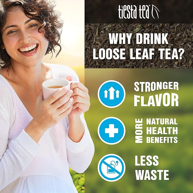 Tiesta Tea - Limeade Livin, Loose Leaf, Sweet Lime Herbal Tea, Non-Caffeinated Fruit Blend, Makes Hot or Iced & Up to 50 Cups, 4oz Refillable Tin