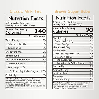 Boba Moo Premium Boba Tea Kit With Classic Milk Tea Flavor - Only 10,000 Kits Yearly, Small Batch Bubble Tea Kit With Exceptional Taste & Chewiness, Vegan, Lactose-Free, 6 Servings