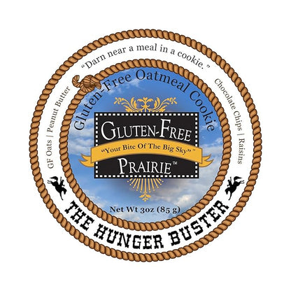 Gluten-Free Prairie Hunger Buster Cookie, Certified Gluten Free Purity Protocol, 3 Ounces (Pack of 12)