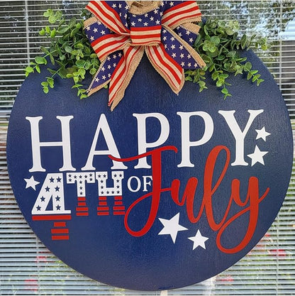 Patriotic Welcome Stencils 12” 4th of July Stencil Independence Day Stencils for Painting on Wood Door Hanger Porch Sign Decor