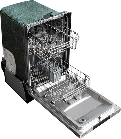 KoolMore KM-DW1852-PR 18 in. ADA Panel Ready with 8 Place Settings 52 DB Dishwasher in Stainless-Steel, UL and Energy Star Certified