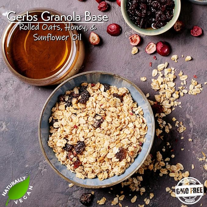 Gerbs Original Seed n' Honey Granola, 2 LBS. - Top 14 Food Allergy Free & Non GMO - Keto Safe - Made in Rhode Island …
