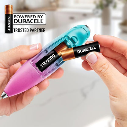 Zulay Kitchen Whisk Milk Frother with 4 Duracell Batteries - Powerful Handheld Foam Maker for Coffee, Lattes, Matcha, Hot Chocolate & Cappuccinos - Whip Creamy Froth in Seconds