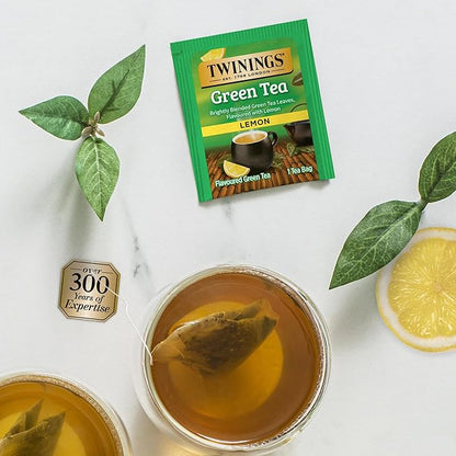 Twinings Green Tea Bags Sampler Assortment, Variety Pack (18 Count) 6 Different Flavors for Tea Lovers: Her, Him, Women, Men, Couples, Family, Friends, Coworkers