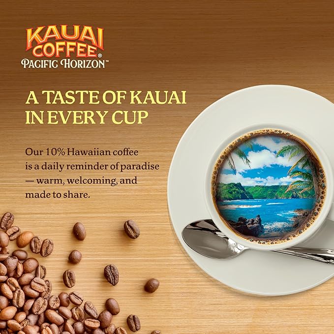 Kauai Coffee Coconut Caramel Crunch Flavor - Compatible with K-Cup Brewers, 10 CT (Pack of 6)